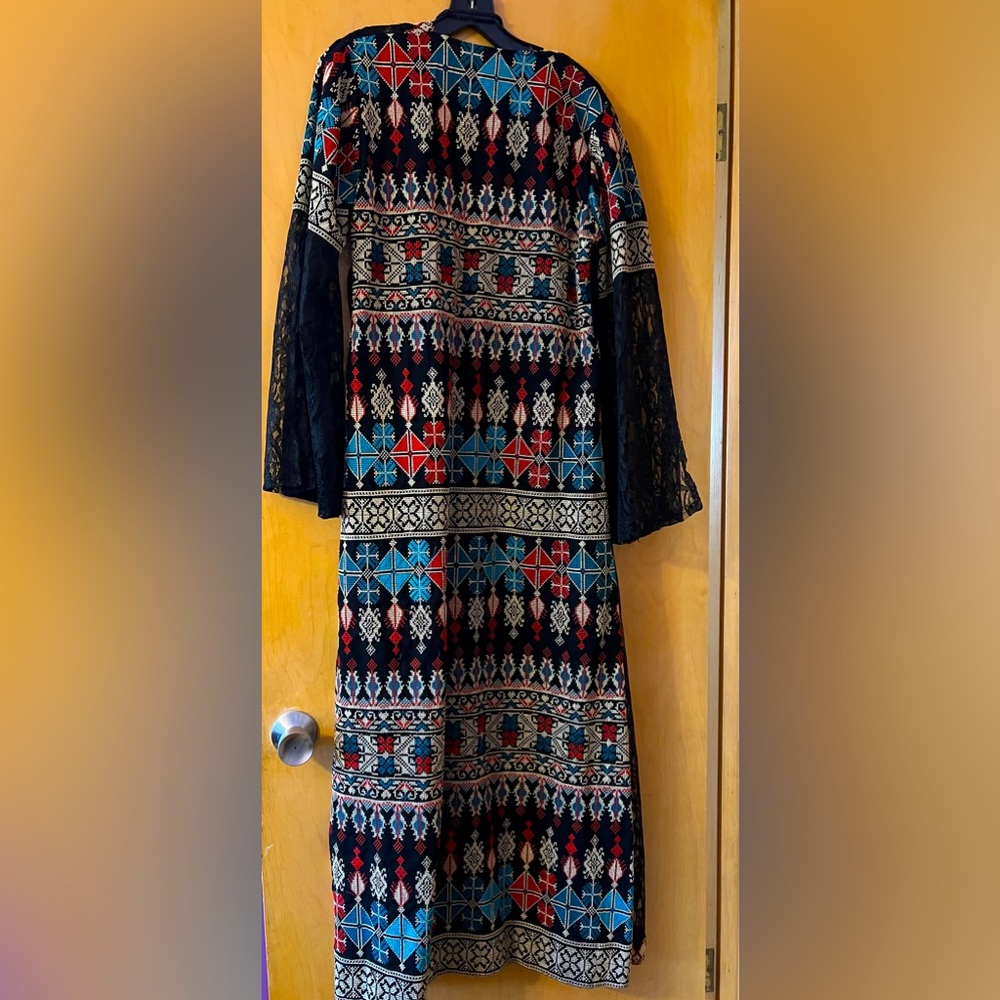Palestinian Thobe / middle eastern dress style cardigan